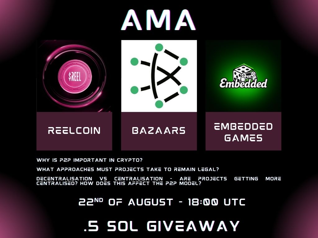 Embedded_Games's tweet photo. 🎙️We had such a great time in our last session that we couldn’t resist coming back for more. 

If you enjoyed the last one, you’re going to love what’s next. 👀

Don’t miss it—make sure you tune in!
#EmbeddedGames #Reelcoin #Bazaars https://t.co/FeCaoNpHWa