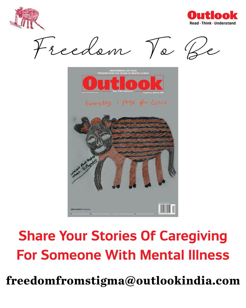 Outlookindia's tweet photo. @banyanbalm @BALM_Academy #IndependenceDay2025 #MentalHealthMatters #FreedomFromStigma #MentalHealthInIndia #AccessToCare #FreedomFramShame #FreedomFromStigma #MentalHealthAwareness #IndependenceDaySpecial #OutlookMagazine https://t.co/HlY6n1Mhxq