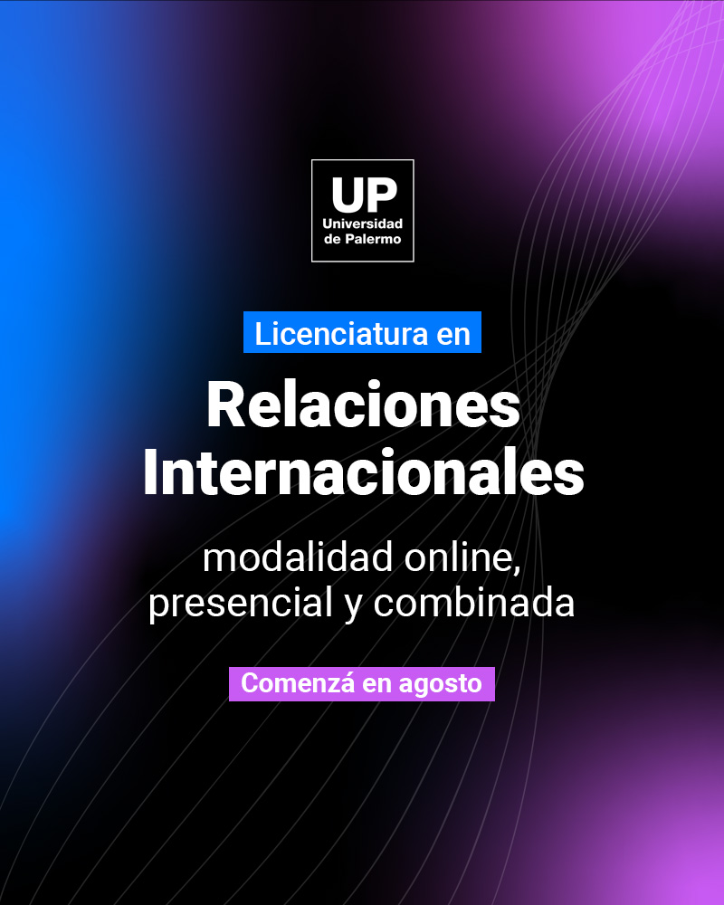 📚🤝🌎 ¡Comenzá la Licenciatura en Relaciones Internacionales en marzo!
Protagonizá el apasionante mundo de los vínculos internacionales: identificá problemas, analizá sus causas, tomá decisiones y encontrá posibles soluciones.

Conocé más 📲 palermo.edu/cienciassocial…