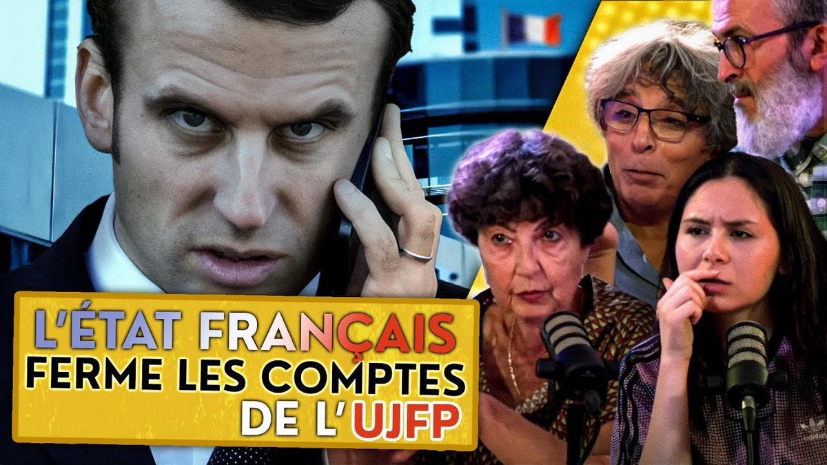 Nouvelle vidéo:

L'ÉTAT FRANÇAIS FERME LES COMPTES des ASSOCIATIONS ! (UJFP, CCIF, Baraka City, mosquées)

Nous avons reçu Sonia Fayman de UJFP (<a href="/contactujfp/">UJFP</a>), dont le compte a été fermé par le crédit coopératif à cause de leur soutien à la Palestine, nous avons également reçu