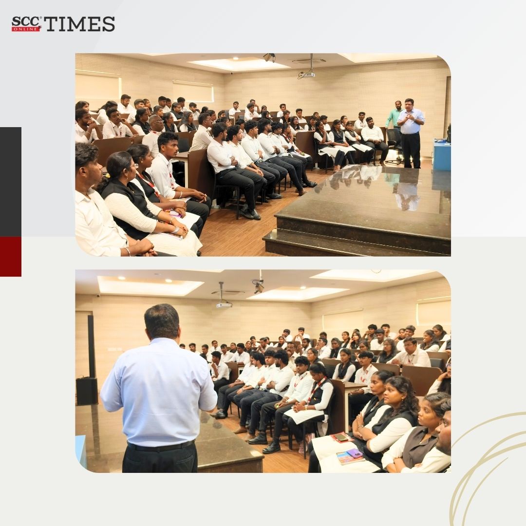 scconline_'s tweet image. Mr. Sumeet Malik, Director, EBC, delivered an engaging and insightful guest lecture on Introduction to Legal Research at Vinayaka Mission&apos;s Law School (VMLS), Chennai.

#scconline #legalnews #scconlineblog #legalknowledge #legalblog #legalupdates #lawstudent #legalresearch