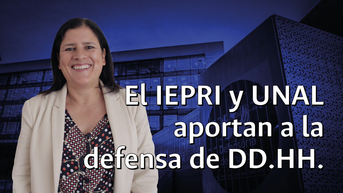 IEPRI-UNAL (@iepri_bog) on Twitter photo ✊🏽 El IEPRI y la UNAL reafirman su compromiso con los #DDHH en Colombia a través de investigación y acción académica. Mira el trabajo realizado junto a la <a href="/DefensoriaCol/">Defensoría del Pueblo</a>
📄 iepri.unal.edu.co/index.php?id=82
🎥 youtu.be/cTdBZF2s7X4 ✊🏽 El IEPRI y la UNAL reafirman su compromiso con los #DDHH en Colombia a través de investigación y acción académica. Mira el trabajo realizado junto a la <a href="/DefensoriaCol/">Defensoría del Pueblo</a>
📄 iepri.unal.edu.co/index.php?id=82
🎥 youtu.be/cTdBZF2s7X4