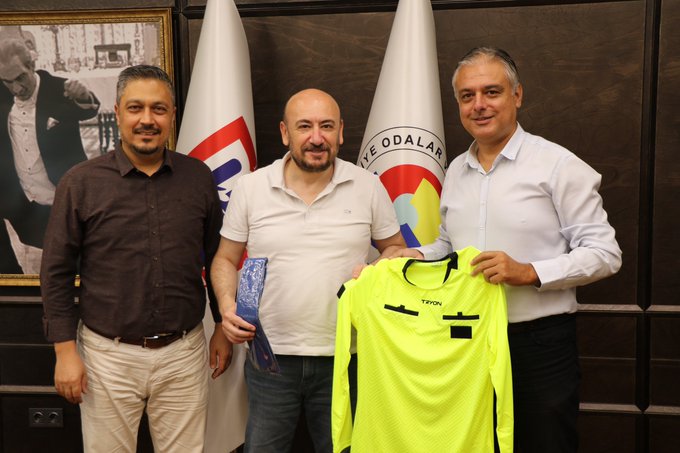 Aydın İl Hakem Kurulu Yetkilileri Odamızı Ziyaret Etti