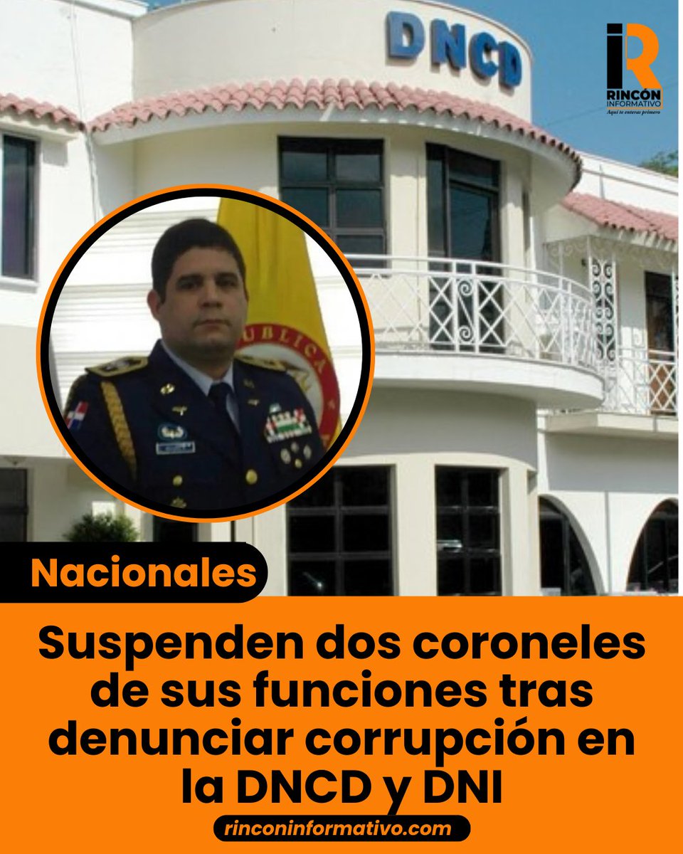 rinconinformatv's tweet photo. https://t.co/VZoJAqKApR 

#RinconInformativo #DNCD #DNI #corrupcion #Justicia #coroneles #drogas https://t.co/19l0L7HJ84