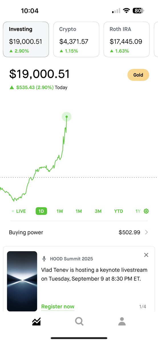 DataStocksDude's tweet photo. We all have that one homie we text when are portfolios FLY! #AMD https://t.co/9KggeNACd3