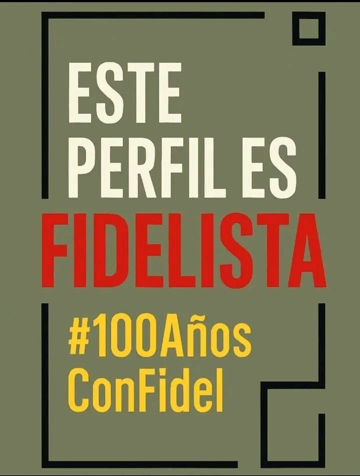 Felicidades mi Comandante eterno! #100AñosConFidel <a href="/BioCubaFarma/">BioCubaFarma</a>  <a href="/EmcomedTunas/">EMCOMEDLasTunas</a> <a href="/Emcomed1/">EMCOMED</a> <a href="/MaydaMauriBCF/">Mayda Mauri Pérez</a> <a href="/YelenysLasTunas/">Yelenys Tornet Menéndez</a> <a href="/LorenzoOsbel/">Osbel Lorenzo</a>