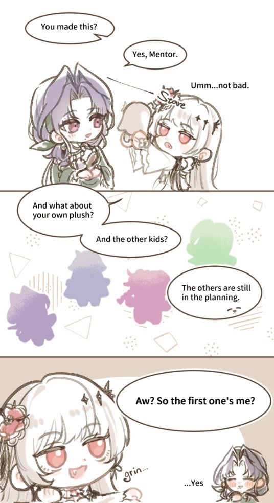 _kashidesu's tweet photo. [cocogaro] headcanon about the official coquelic plushie🥀 https://t.co/BzS53eSJI2