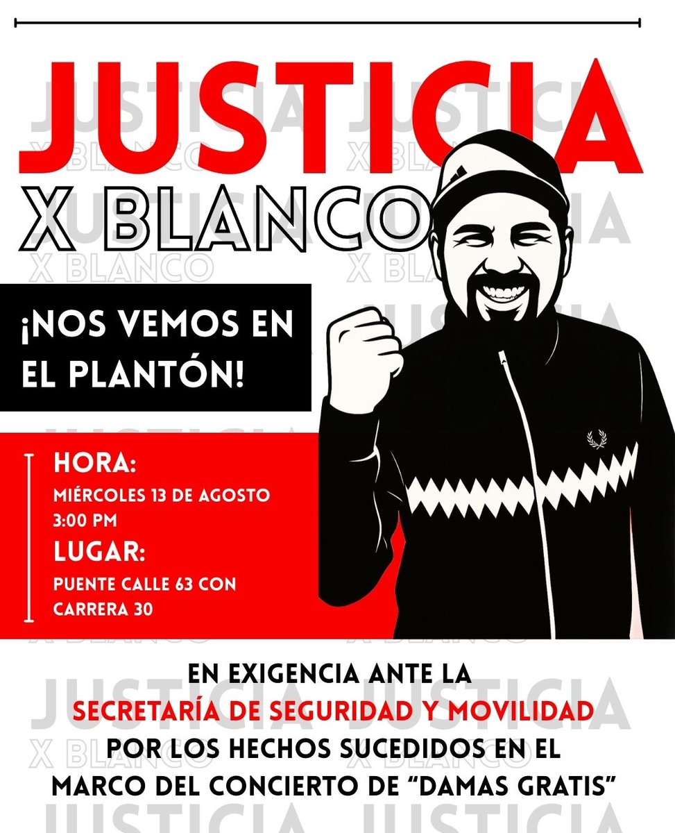 Made_In_Bogota's tweet photo. #JusticiaXBlanco https://t.co/ONnYlRuDMD