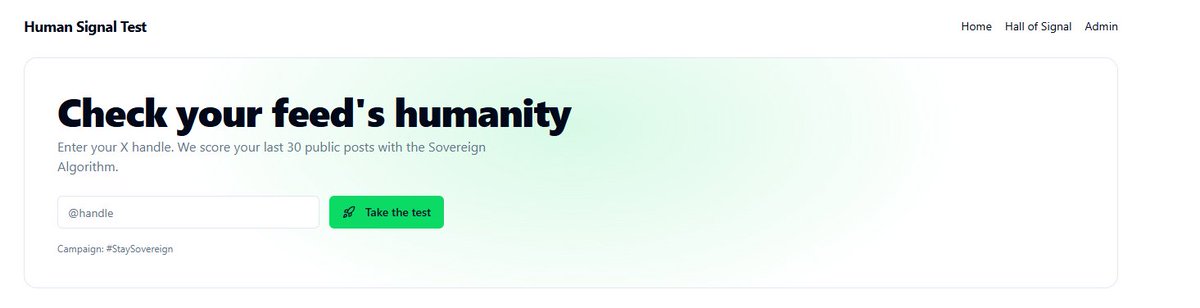 Your feed’s about to get judged.
What’s your humanity score?