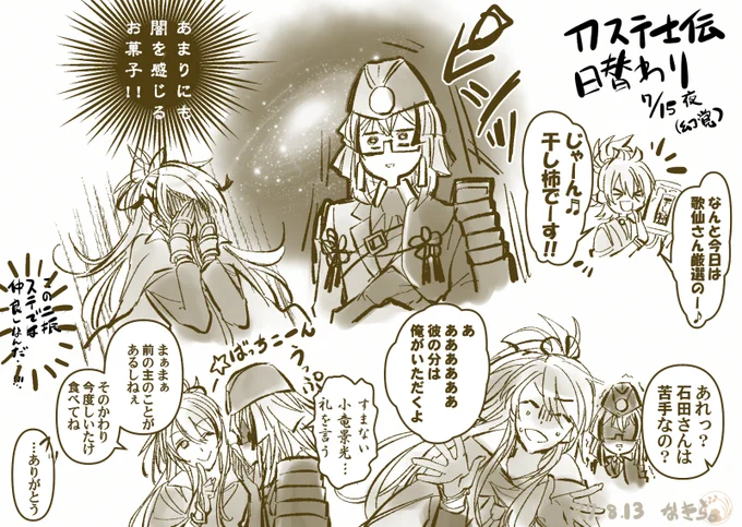 これは存在しない刀ステ士伝日替わりの記憶。その④ 
