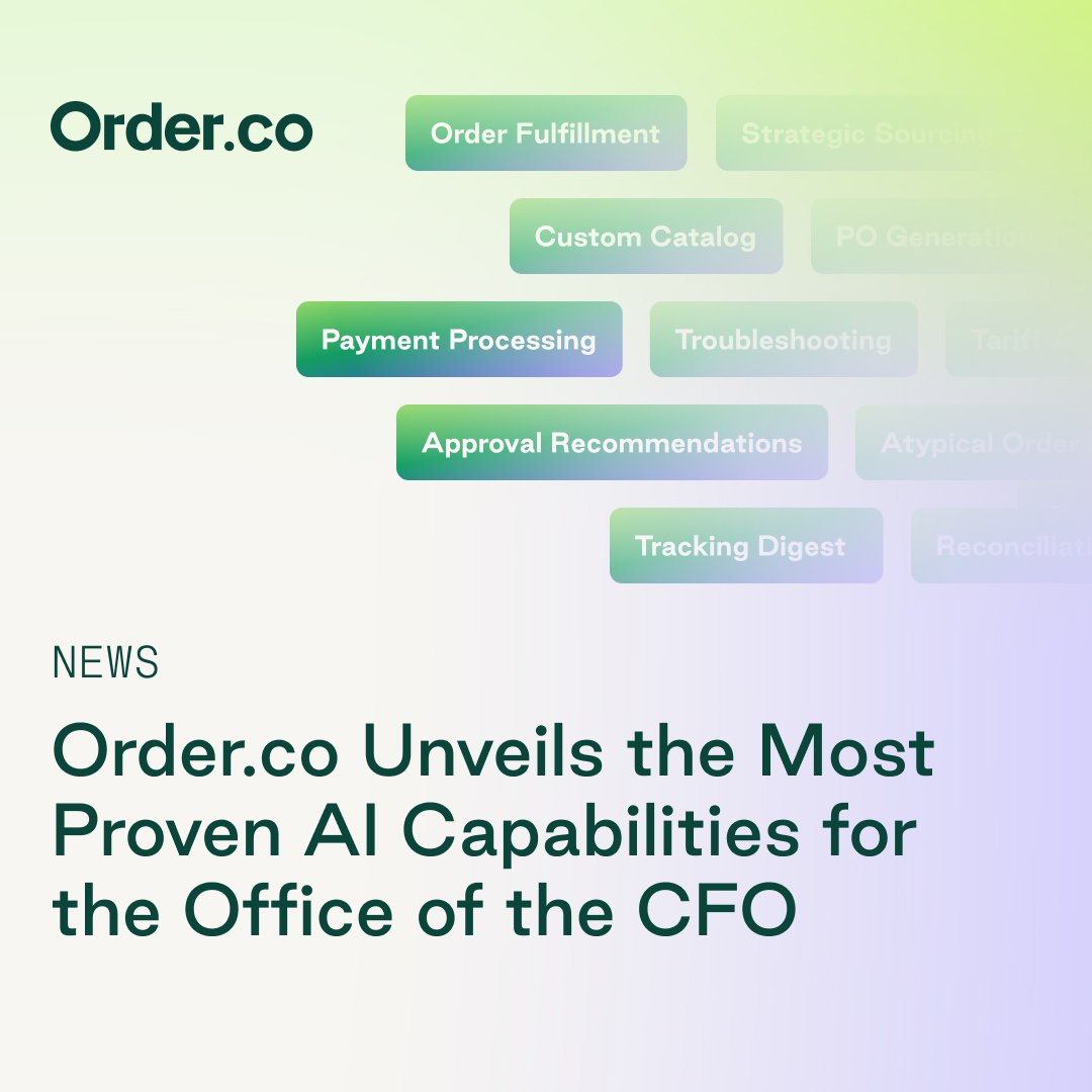 OrderCo_'s tweet image. ⚠️We’re excited to announce the official launch of @Orderco_ AI, a suite of intelligent tools designed to transform the procure-to-pay lifecycle!
Uncover the benefits of @Orderco_ AI for your business here: hubs.la/Q03CxnhN0
#AIsoftware