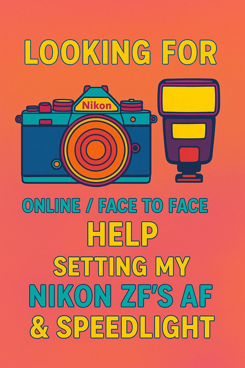 AskDil1's tweet photo. New to @Nikon – Need Help, Just got my Nikon Zf &amp; looking for online or face to face help with: AF setup, Speedlight/flash photography &amp; Nikon Cloud. Based in Bolsover S44, UK but open to travel or online guidance. DM if you can help
 #nikon @UKNikon 
#Nikonnzf #PhotographyHelp https://t.co/yUZLs5NnCm