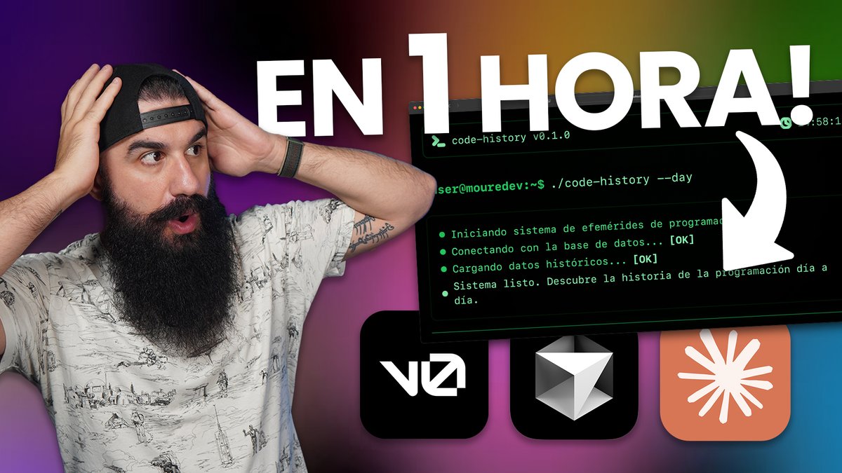 He desarrollado una App con IA en menos de una hora.

Te cuento todo el proceso de desarrollo paso a paso desde cero a producción junto a cada herramienta utilizada 🧵⬇️