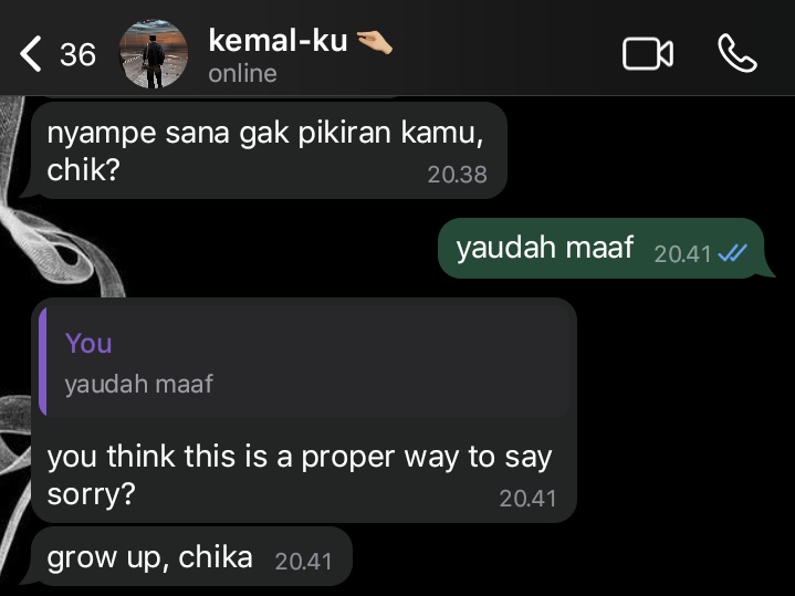 no one can handle your attitude until kemal malik...

sunshin few tweets au ☆