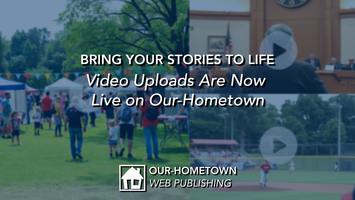 Big news! 🎥 You can now upload videos directly to your website on the Our-Hometown platform!

From the field to the front page, our new feature makes it easy to bring your community's stories to life. #LocalNews #citizenjournalism

our-hometown.com/bring-your-sto…