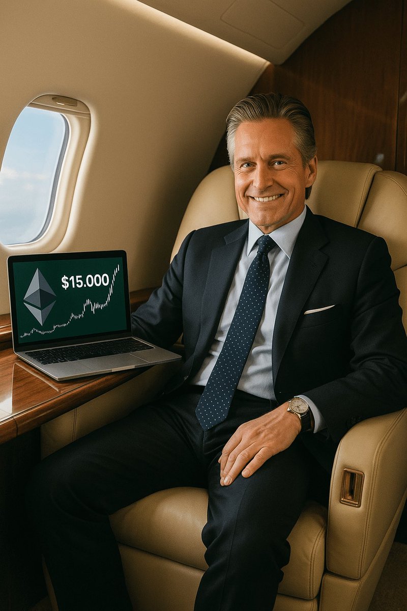 $ETH hit $4,850 in 2021 with:
❌ No ETFs
❌ No Treasury buys
❌ No staking yield
❌ No ETH burn
❌ Anti-crypto Administration 

Now it’s got all that, plus L2 dominance, billions in daily flow, and fresh liquidity from rate cuts, 401(k)s, and stealth QE.

$15K ETH isn’t my