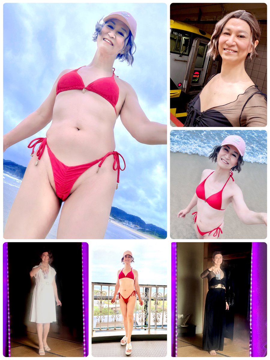 Summer Vacation in Onjuku
by selfie

数十年振りの御宿🏝️

まさか女装で再来するとは想像もしなかった😆

人生って不思議なものですね〜🎵