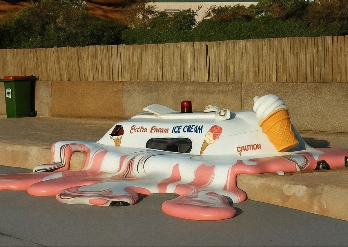 Humor_en_lol's tweet image. 🌞 Hittegolf + ijs = slecht nieuws voor ijscowagens 🍦🚐💦
Wanneer de zon je ijsje sneller smelt dan je het kunt opeten… of in dit geval, sneller dan de wagen kan wegrijden! 😂
#Hittegolf #SmeltendIJs #Ijscowagen #ZomerHumor #TeWarmVoorIJs