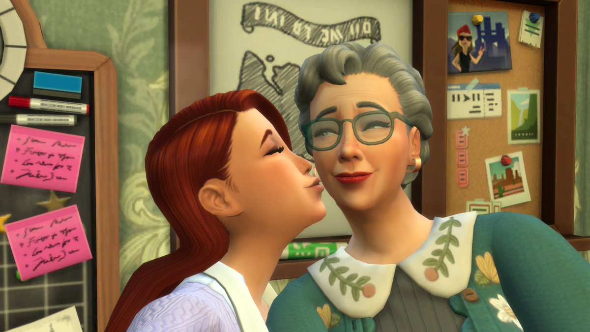 TheSpaceWitch_1's tweet photo. So, Eglantine has aged up from a teen to a young adult. Bea-Callie and her husband Terrence are both Elders now too! Just getting everything ready for Eglantine to move out now!! #veryveggiechallenge #lilsimsie #simstwt #sims4 #thesims #thesims4 https://t.co/cC2piajpfi