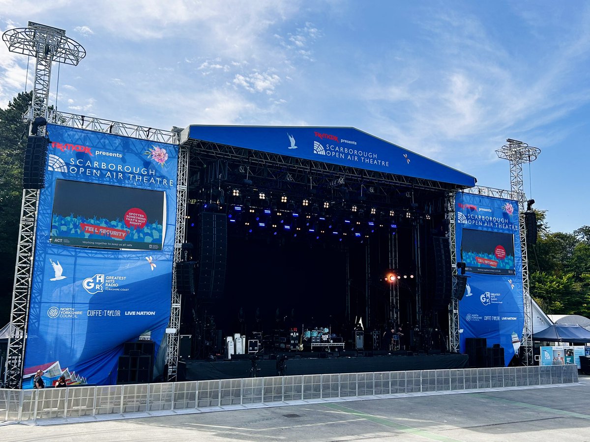 ScarboroughOAT's tweet photo. TONIGHT’S the night we welcome alt-rock legends @SmashingPumpkin to Scarborough Open Air Theatre – with special guests @whiteliesmusic and support from @ROCKETtheband🤘

Come and join us! Final tickets available at https://t.co/4SbO8N0YZu🎟️ https://t.co/twra4MCCaC