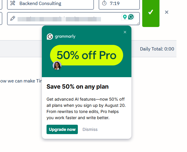_mukunda's tweet photo. @Grammarly @Grammarly What's odd about this? Seems pretty deliberate to me. Now imagine if this happened during a sales demo. I'm uninstalling this. https://t.co/uxiQBRzQDP