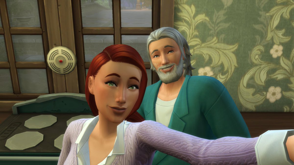 TheSpaceWitch_1's tweet photo. For context, I've made Eglantine normal outfits but added the eggplant as a random outfit in each category so it's a surprise as to when she'll wear it #veryveggiechallenge #lilsimsie #thesims4 #sims4 #simstwt https://t.co/KU87W20KkJ