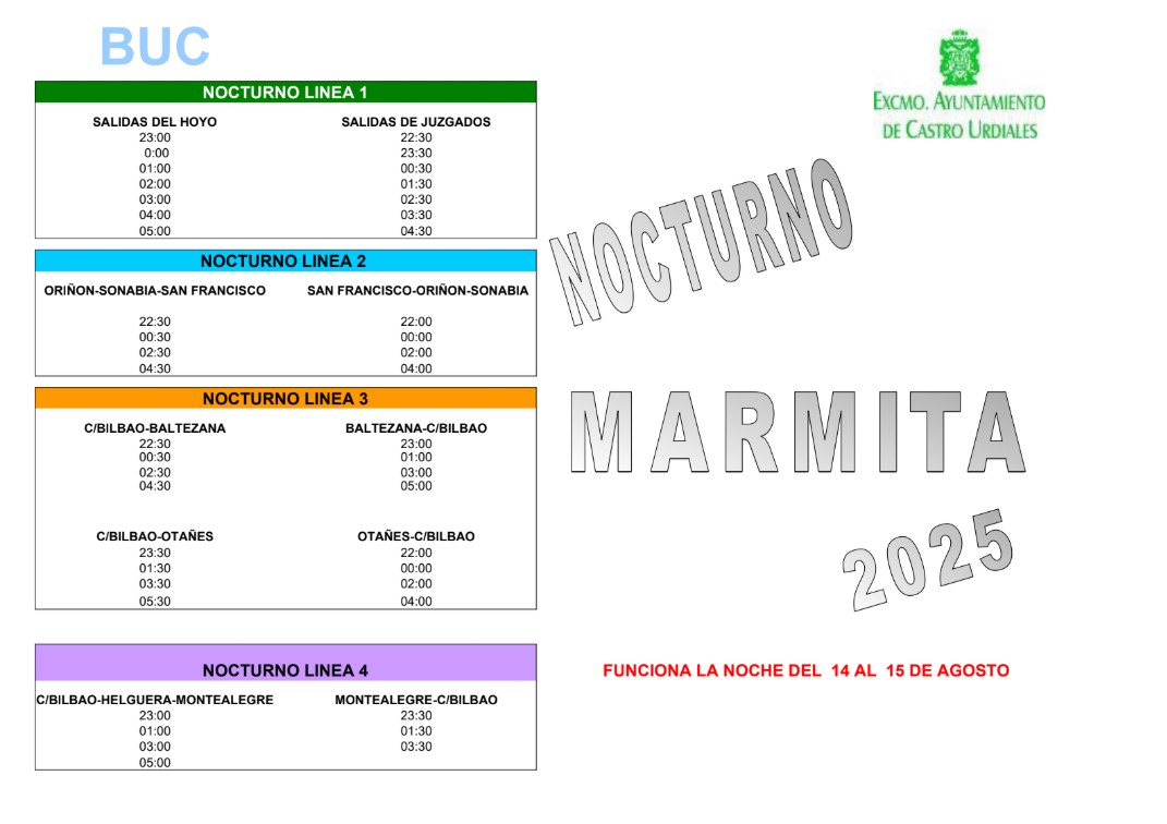 ‼▶ EL AYUNTAMIENTO DE CASTRO-URDIALES PONE EN MARCHA EL SERVICIO BÚHO MARMITA 2025

Más información en:
psoecastro.com/archivos/4844