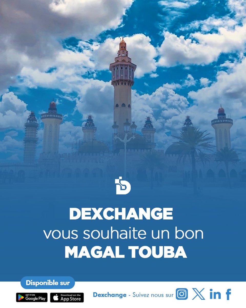 Bon Magal à tous les musulmans, et tout spécialement à la communauté mouride 🕌✨
En ce jour béni, qu’Allah nous accorde paix, santé et abondantes bénédictions.