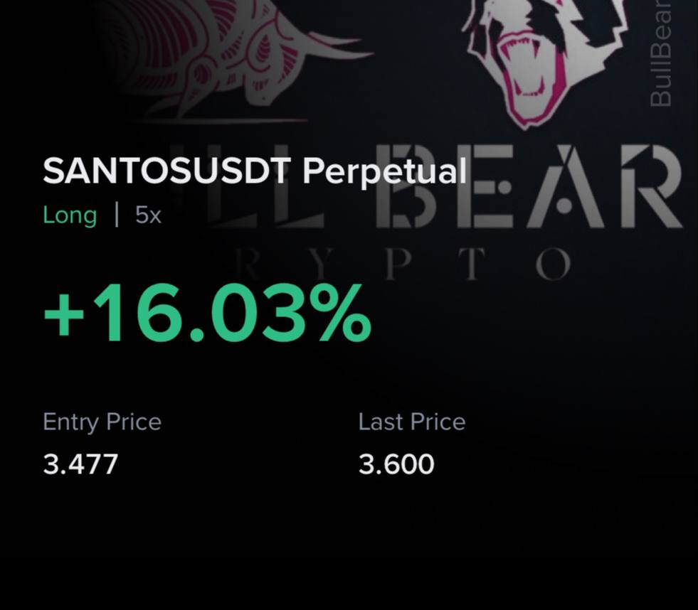 Right time with right strategy
 #SANTOSUSDT
LONG
Target 01 hit 🎯 
+16% 
 
For more live trades 🔗👇
LINK IN PROFILE

#SKL #CRYPTO #BTC #ETH #BYBIT #BINANCE    #BOME #THE