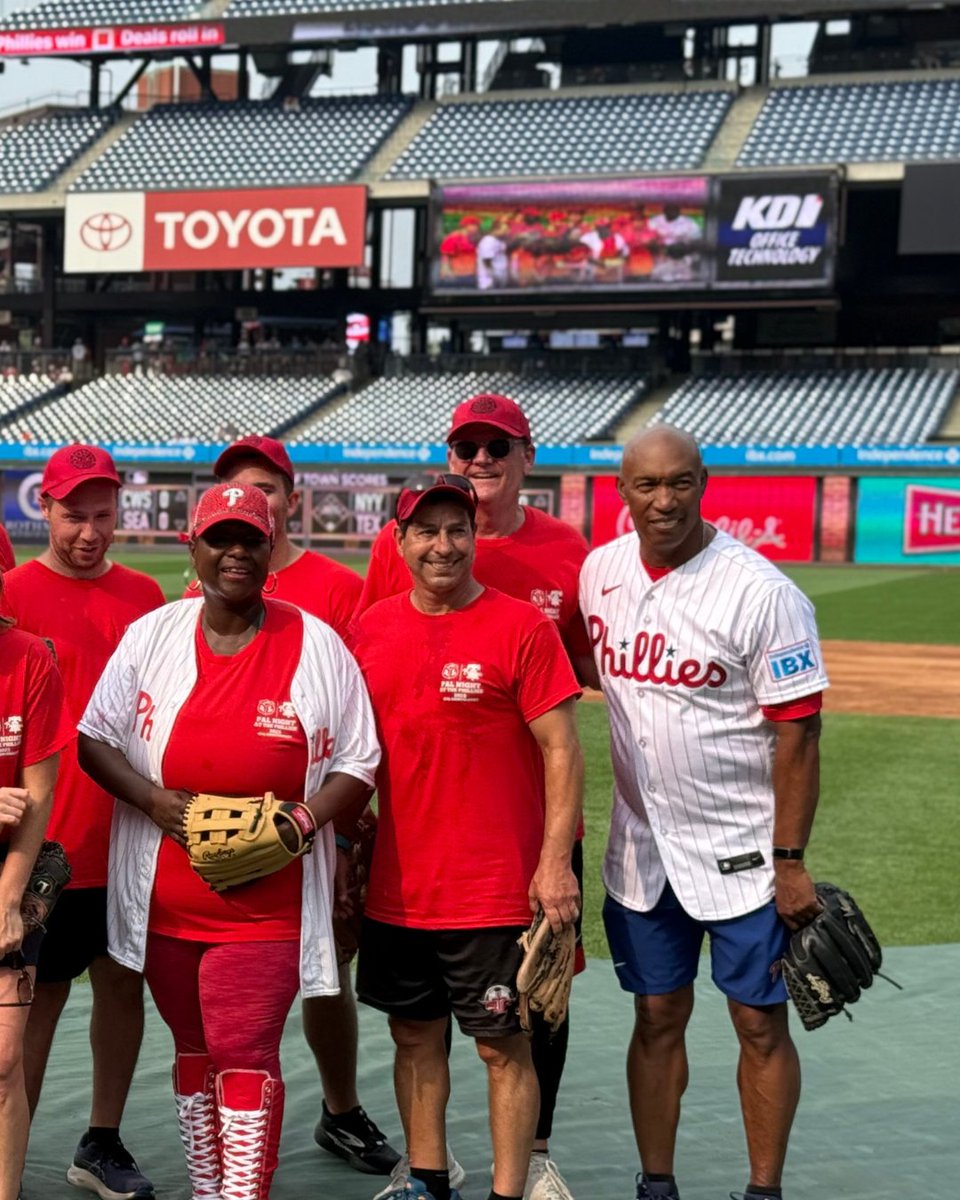 North10Phl's tweet photo. Huge thanks to the Phillies and Citizens Bank Park for letting North10 take the field for the 47th annual Philly PAL Celebrity Softball Game!

#North10Philadelphia #PhillyPAL #CelebritySoftball #Phillies #CitizensBankPark #CommunityFun #PhillyEvents #TeamNorth10 https://t.co/YcuXnIV4yq