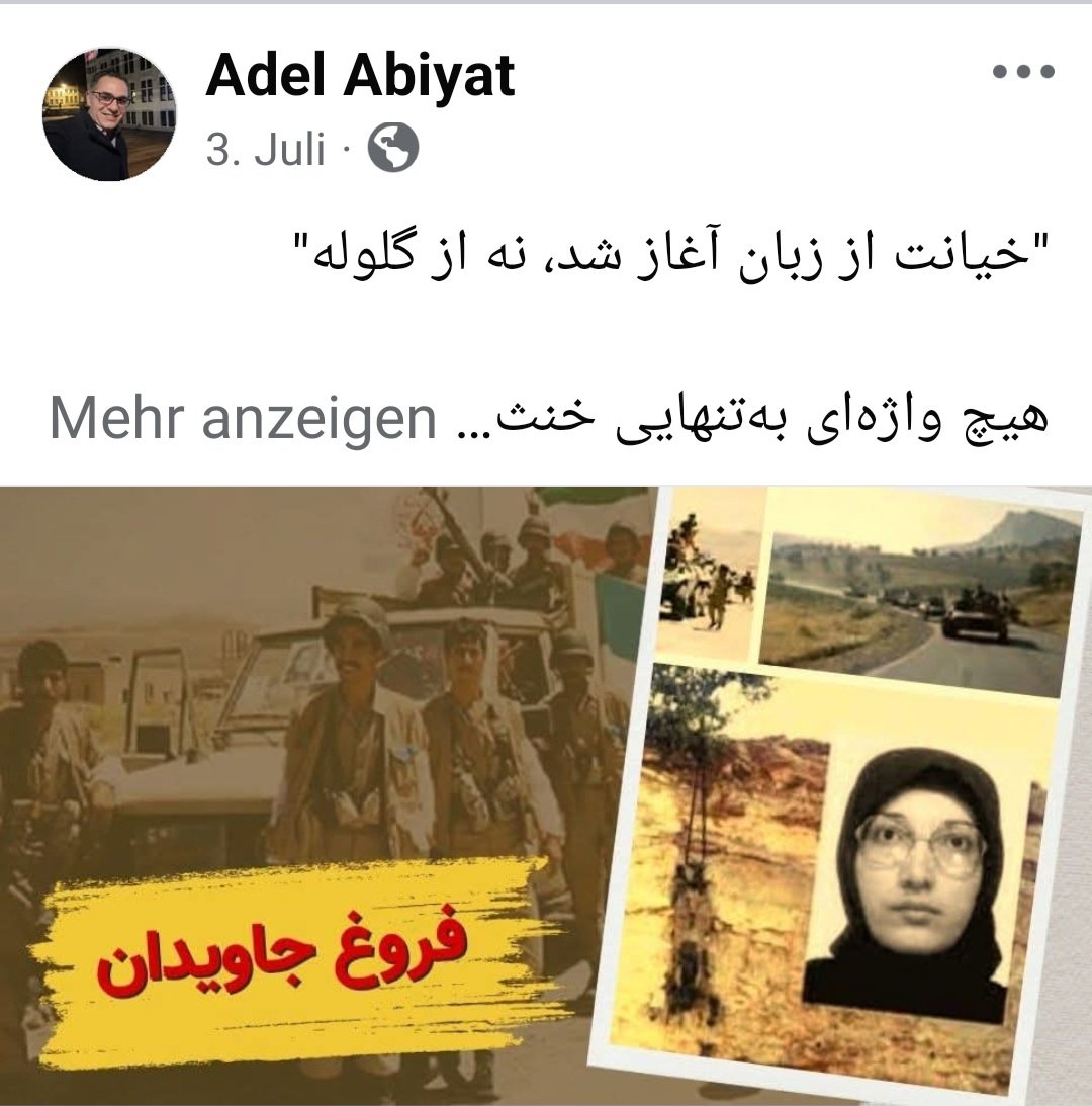 "خیانت از زبان آغاز شد، نه از گلوله"

هیچ واژه‌ای به‌تنهایی خنثی نیست. در زبانِ ما ایران نه یک جغرافیاست و نه یک دولت، که سازه‌ای‌ست که در تقاطع قدرت و خاطره مدام بازنویسی می‌شود. اما زمانی رسید که ایران با خشونتی پنهان در دهان حکومت به گروگان گرفته شد. از آن پس هرکه با جمهوری