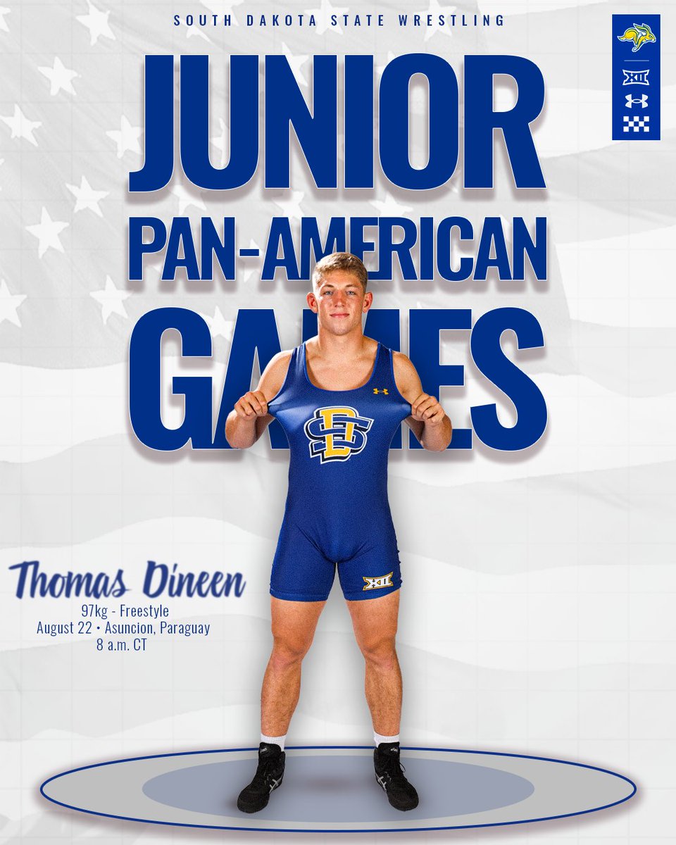Representing the Jacks on the International stage 💥‼️

Tommy Dineen is heading to Paraguay for the Junior Pan-American Games as the USA's 97kg representative in freestyle!

#GetJacked x #GoJacks 🐰