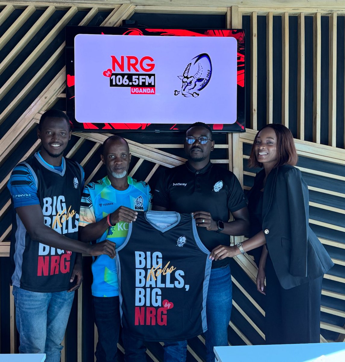 50K_Guy (@nyero_joe) on Twitter photo NRG x Kobs plotting big moves 💪🏾 <a href="/KobsrugbyUg/">KOBs Rugby Club UG</a> <a href="/KOBsRugbyFans/">KOBs Rugby Club Fans</a> <a href="/nrgradioug/">NRG Radio UG</a> <a href="/PlayitLoudNow/">LetsPlayItLoud</a> NRG x Kobs plotting big moves 💪🏾 <a href="/KobsrugbyUg/">KOBs Rugby Club UG</a> <a href="/KOBsRugbyFans/">KOBs Rugby Club Fans</a> <a href="/nrgradioug/">NRG Radio UG</a> <a href="/PlayitLoudNow/">LetsPlayItLoud</a>