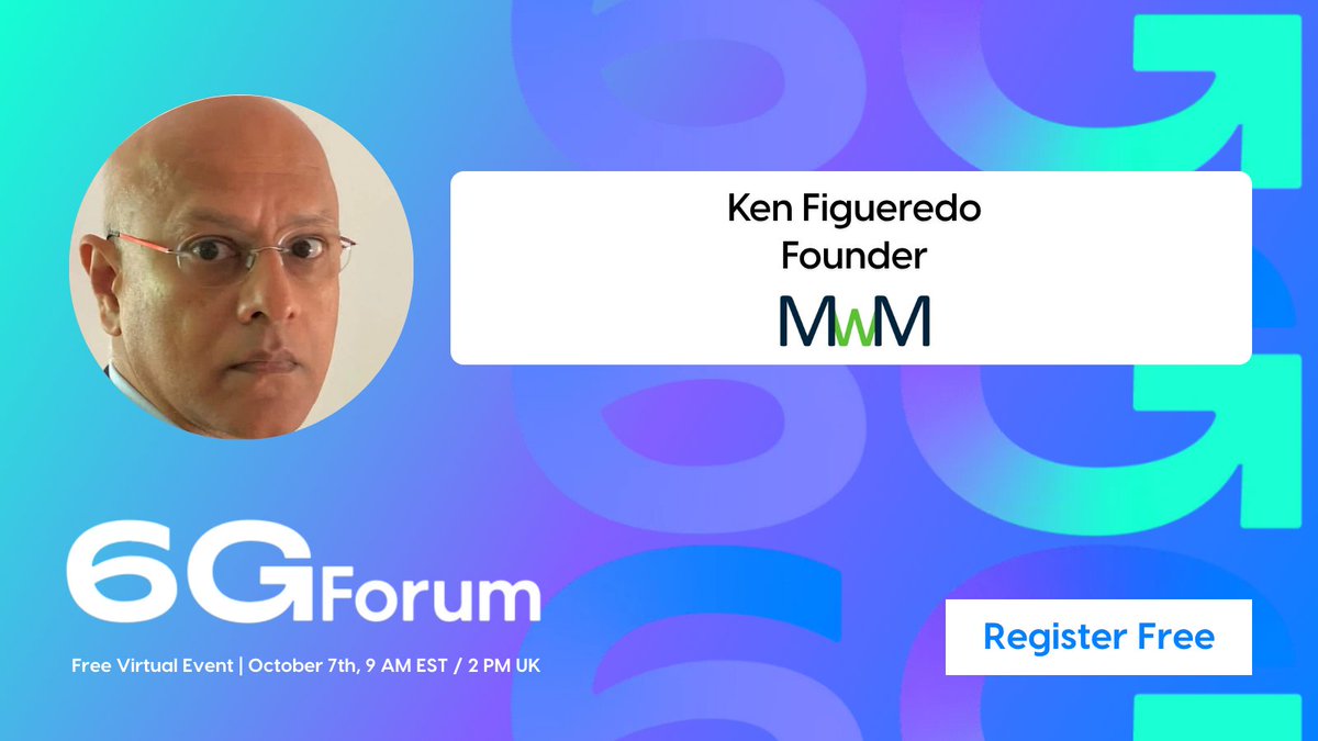 Ken Figueredo (@morewithmobile) on Twitter photo From Telco-Centric Thinking to Platform Play - what are the implications for #6G? Join me for a discussion organized by <a href="/rcrwirelessnews/">RCR Wireless News</a> on 7 October 2025. Register here hubs.ly/Q03BrjWq0 From Telco-Centric Thinking to Platform Play - what are the implications for #6G? Join me for a discussion organized by <a href="/rcrwirelessnews/">RCR Wireless News</a> on 7 October 2025. Register here hubs.ly/Q03BrjWq0