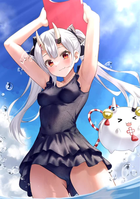 スク水お嬢 #百鬼絵巻