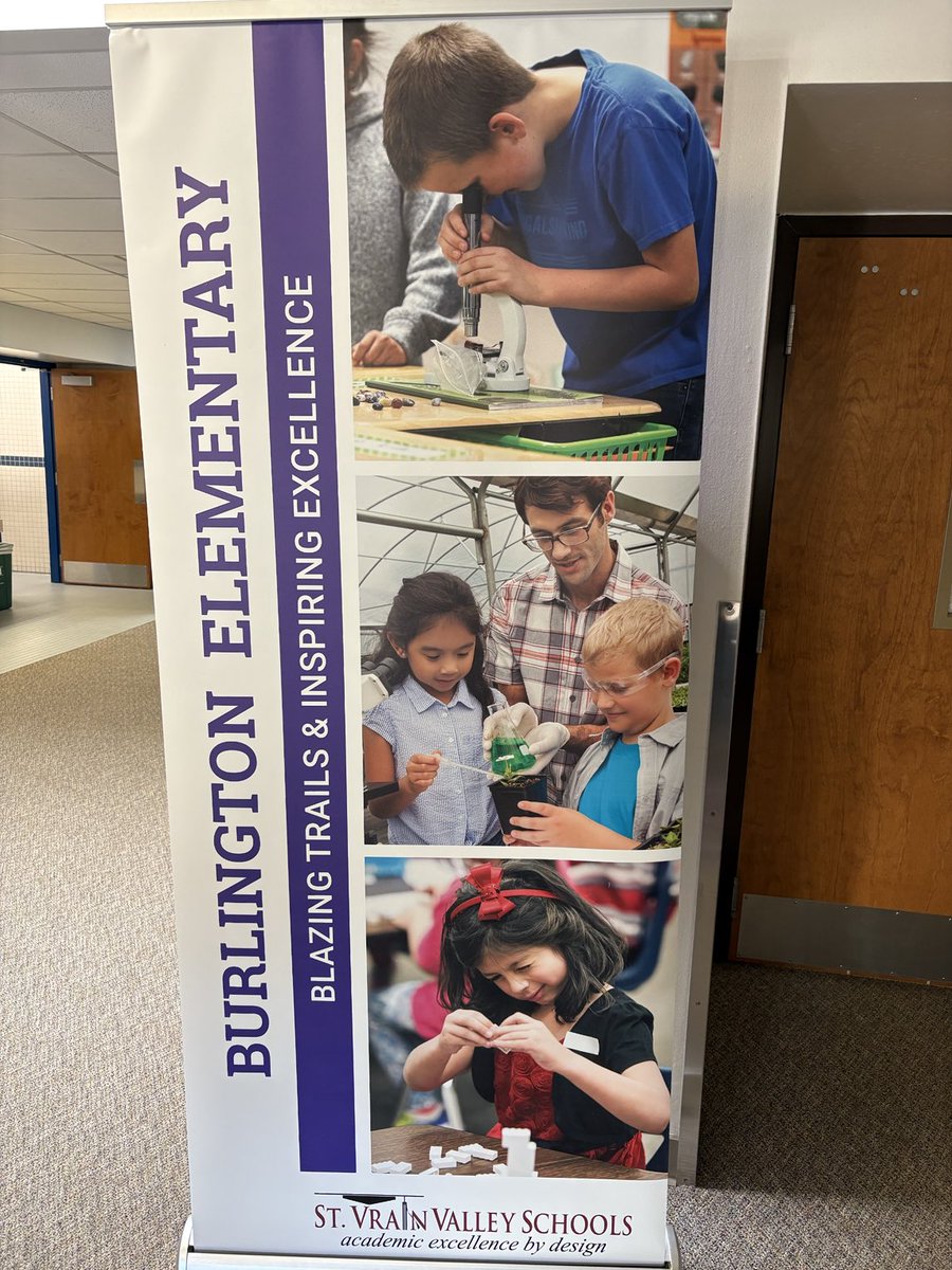 It’s a beautiful morning for the first day of school! ⁦<a href="/BurlingtonSVVSD/">Burlington Elementary</a>⁩ staff is prepared for a fun year of academics and innovation! #StVrainAdvantage #StVrainStorm ⁦<a href="/SVVSDsupt/">Jackie Kapushion, Ed.D.</a>⁩