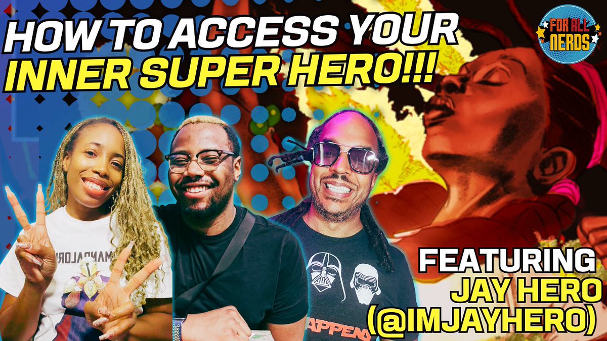 FAN Fam HQ (@forallnerds) on Twitter photo How to access your inner superhero!! 🦸🏾♀️ <a href="/djbenhameen/">BigDJEnergy.Com</a> and @tatianaking interview the positive force of nature that is <a href="/imjayhero/">Jay Hero✨🏳️🌈</a> about his upcoming hit graphic novel Star Wielder 💫
kickstarter.com/projects/imjay…
📺: youtu.be/AVMdWrbo1VA?si… How to access your inner superhero!! 🦸🏾♀️ <a href="/djbenhameen/">BigDJEnergy.Com</a> and @tatianaking interview the positive force of nature that is <a href="/imjayhero/">Jay Hero✨🏳️🌈</a> about his upcoming hit graphic novel Star Wielder 💫
kickstarter.com/projects/imjay…
📺: youtu.be/AVMdWrbo1VA?si…