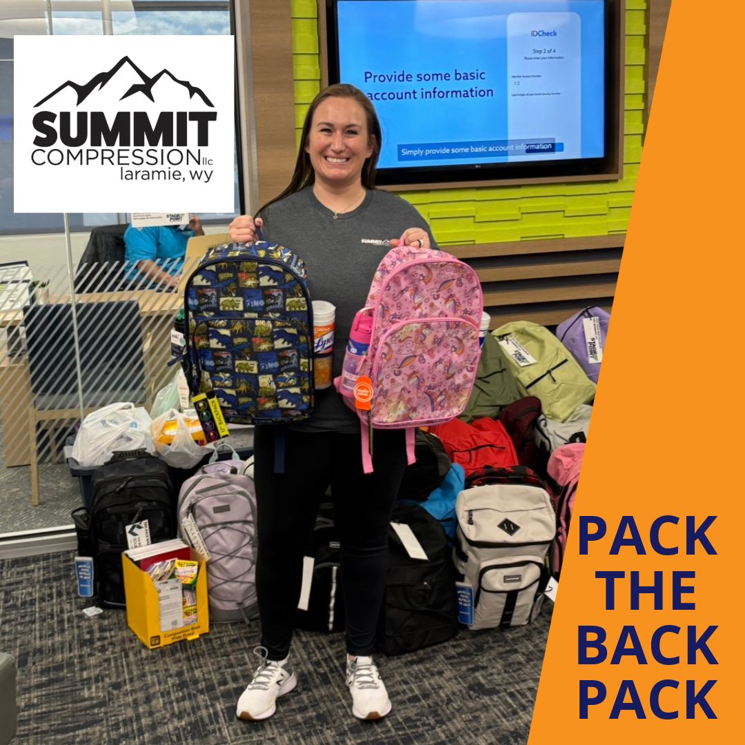 Every year, Ashley from Summit Compression stops by with a filled pack. She does it because they care about students in need. We are in the final week to drop off supplies. #PacktheBackpack buff.ly/KUO6TGl