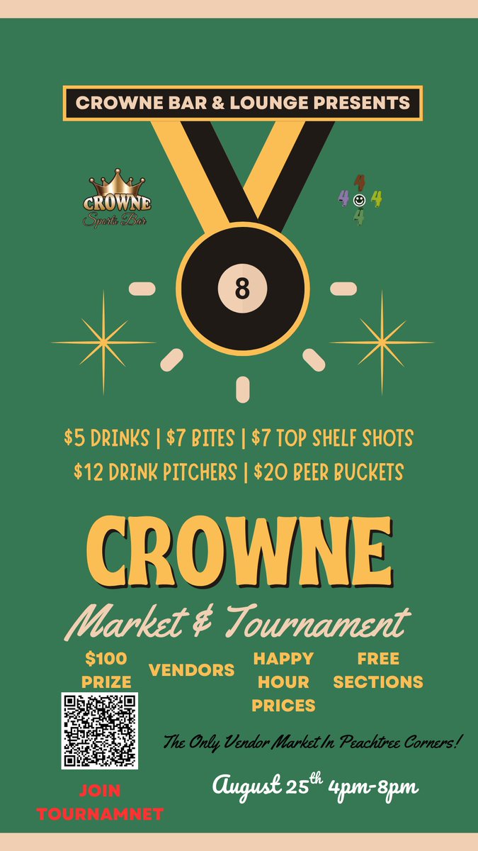 Hosting a pool tournament this month. $200 on the line, if you think you actually have skill push up!!!