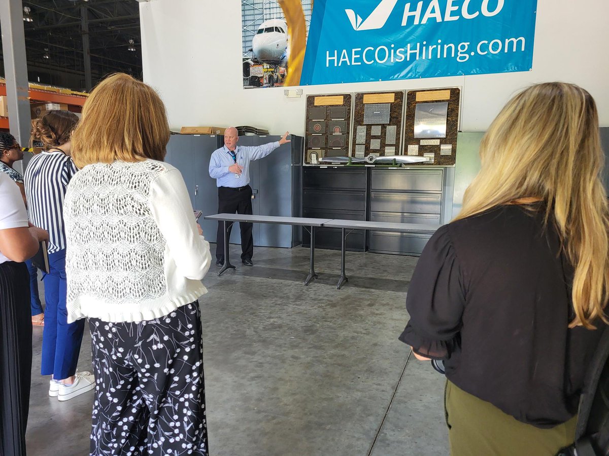 ncworks's tweet photo. A group from @NCCommerce recently visited Guilford County to explore local workforce development resources. Kudos to the local #NCWorks team & partners at @_gtcc for their work to support growing industries like #JetZero! #WorkforceWednesday https://t.co/ZhSJl2YH3w