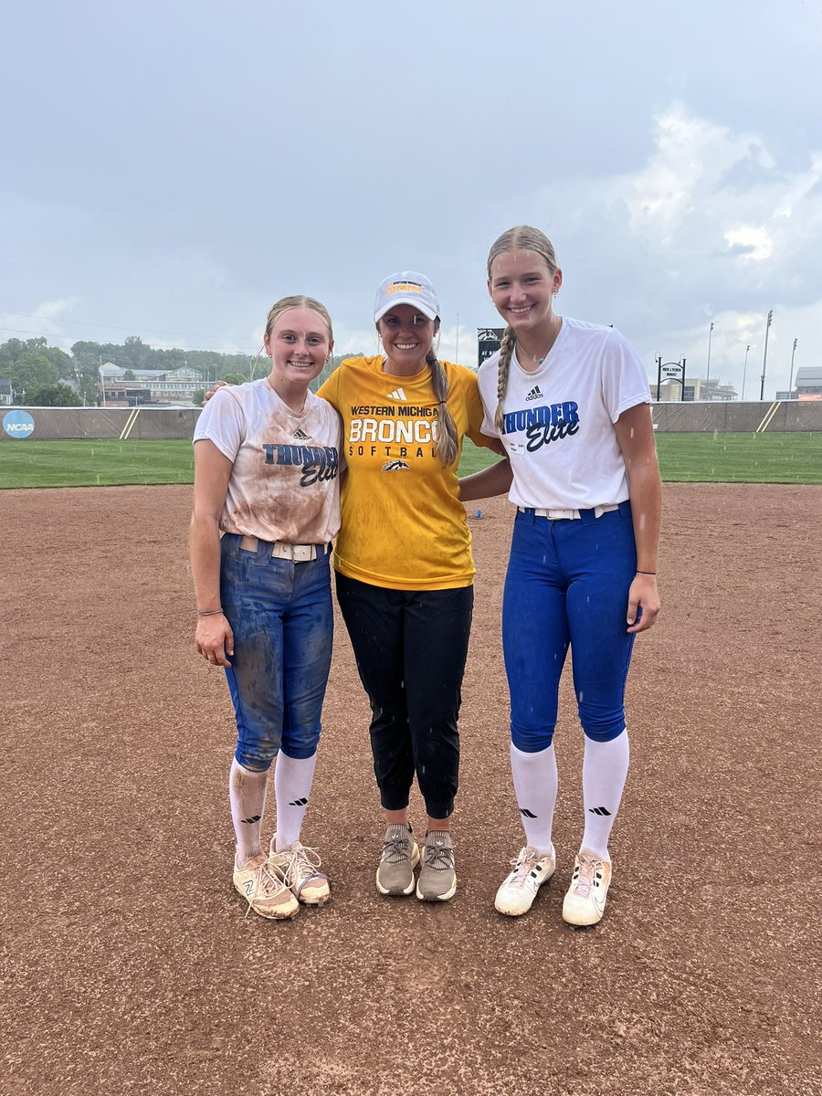 I had so much fun yesterday at <a href="/WMUSoftball/">Western Michigan Softball</a> camp hosted by Coach <a href="/marleewilson/">Marlee Wilson</a> and Coach <a href="/Coach_Mogan/">Morgan VanderBor</a> . Thank you for hosting such a great camp! I had fun meeting everyone and doing plenty of drills and reps! <a href="/TEP_Ferrari/">Thunder Elite Premier - Ferrari</a> <a href="/OilerPride22/">Jeff Steiner</a> <a href="/RHSFastpitchOH/">RHSFastpitch</a>