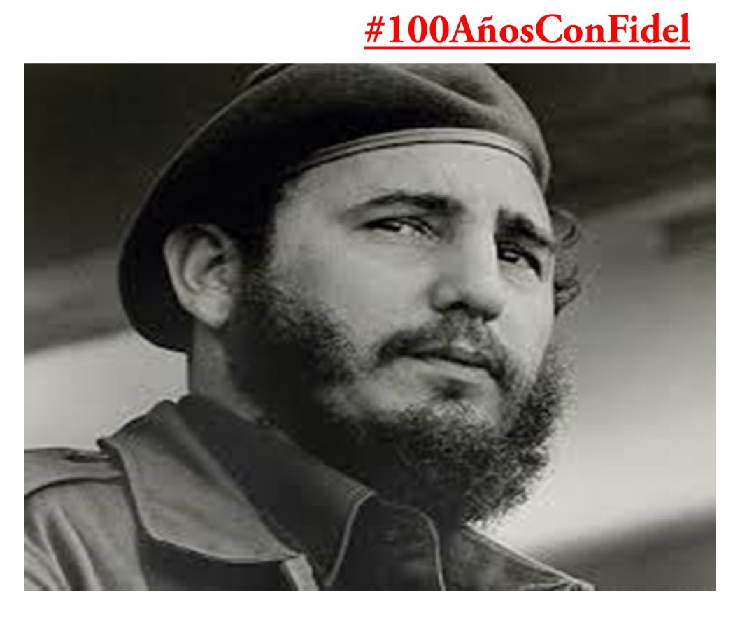 “No podemos decir que ha renacido en vísperas de su aniversario 99, porque desde 1926 #FidelViveEntreNosotros, pero qué hermosos estos días de recuento de una obra infinita como la dignidad de #Cuba. El 13 de agosto comienza apenas la celebración de los primeros #100AñosConFidel”
