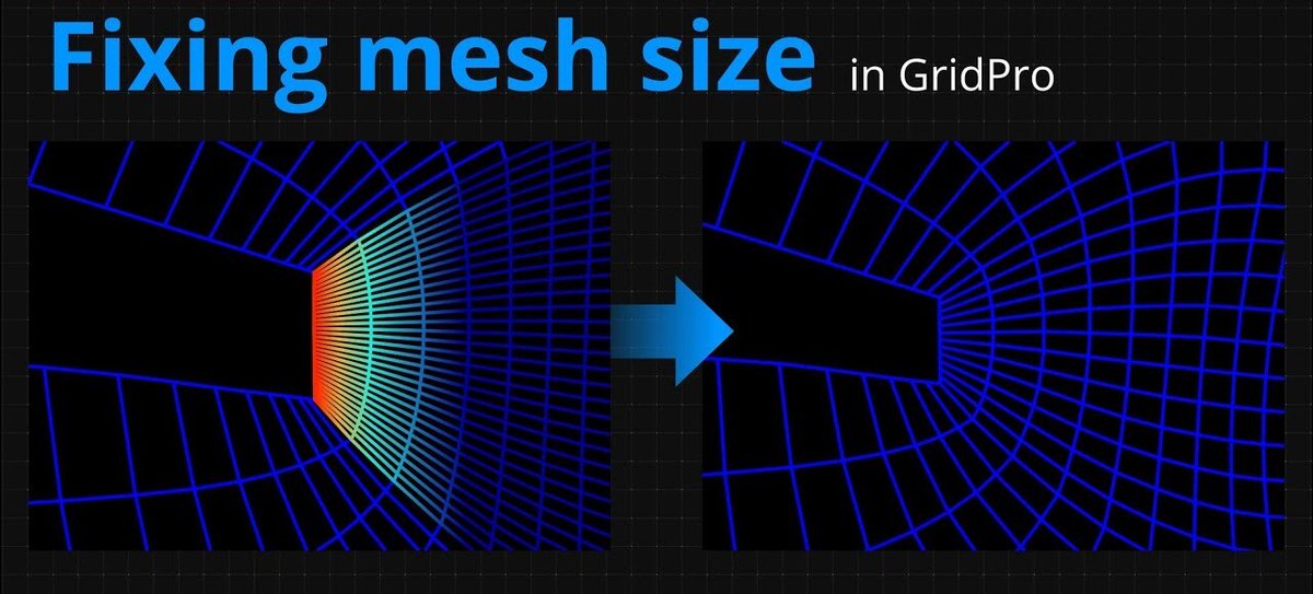 GridPromesh's tweet photo. #FeatureWednesday 🚀
GridPro’s automatic cell sizing lets you control mesh size & aspect ratio -balancing accuracy and efficiency.
📽 See it in action: https://t.co/z88eGb62J6
#CFD #Mesh #Structured #Simulation #Engineering #NumericalSimulation #ComputationalFluidDynamics https://t.co/Orlwd8lqBv