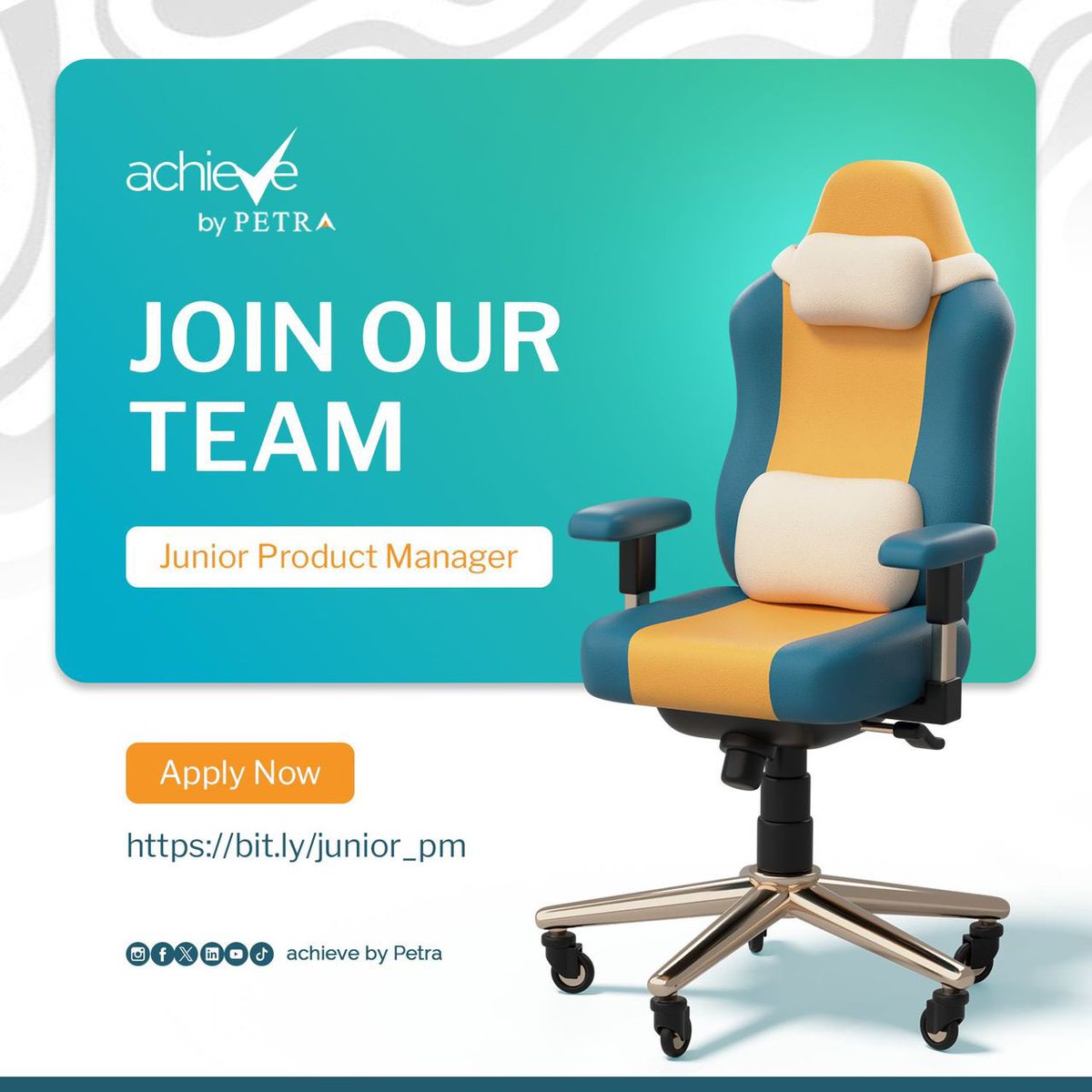 We’re hiring!

achieve by Petra is looking for a Junior Product Manager…

If you’re ready to grow your career and make an impact, we’d love to hear from you.

Apply here: bit.ly/junior_pm