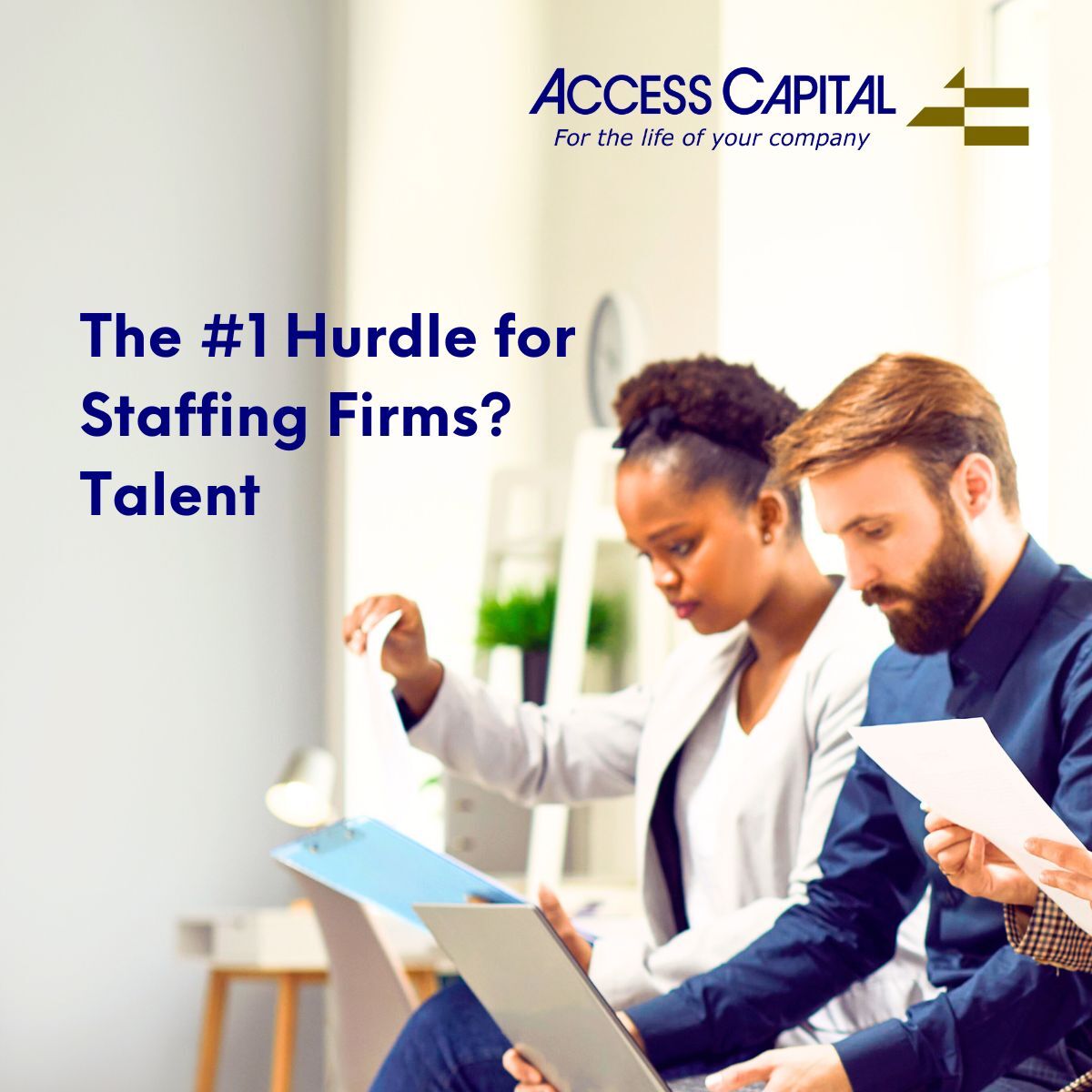 Talent scarcity is now the top challenge for staffing firms nationwide. In this hiring climate, access to working capital isn’t optional. We help staffing firms stay competitive with financing strategies that fuel growth initiatives even when candidate pipelines are stretched.