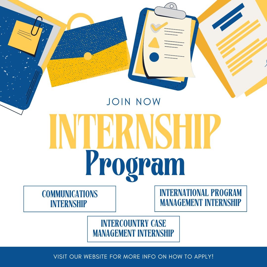📝 We’re now accepting applications for our Fall Internship Program!
Whether you're passionate about communications, international program management, or intercountry case management—we’ve got a spot for you.
🔗 Visit our website to learn more! 
lght.ly/jah70nd