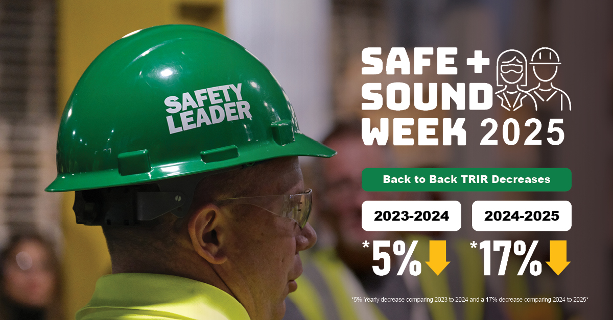 This week is Safe + Sound Week, a nationwide initiative by OSHA that highlights the importance of workplace safety and health programs.
 
At Kamps, safety is more than a requirement, it is a core value. Every team member plays a role in creating a safe work environment.