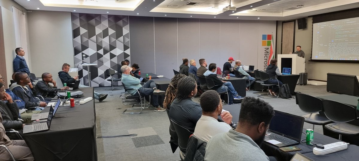 Carike Botha 🇿🇦 #mvpbuzz (@carike_b) on Twitter photo <a href="/warrendt/">Warren 🤘🏼</a> <a href="/rorypreddy/">Rory Preddy</a> What a great evening, we, as <a href="/jhbmsdug/">JHB Microsoft Developer User Group</a> really enjoyed having a joint session with the Azure SA UG <a href="/warrendt/">Warren 🤘🏼</a> <a href="/rorypreddy/">Rory Preddy</a> What a great evening, we, as <a href="/jhbmsdug/">JHB Microsoft Developer User Group</a> really enjoyed having a joint session with the Azure SA UG