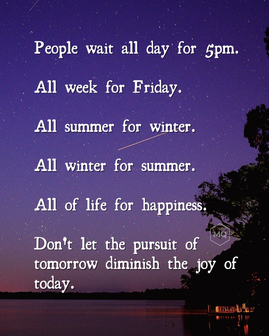 motivational's tweet image. Enjoy the moment