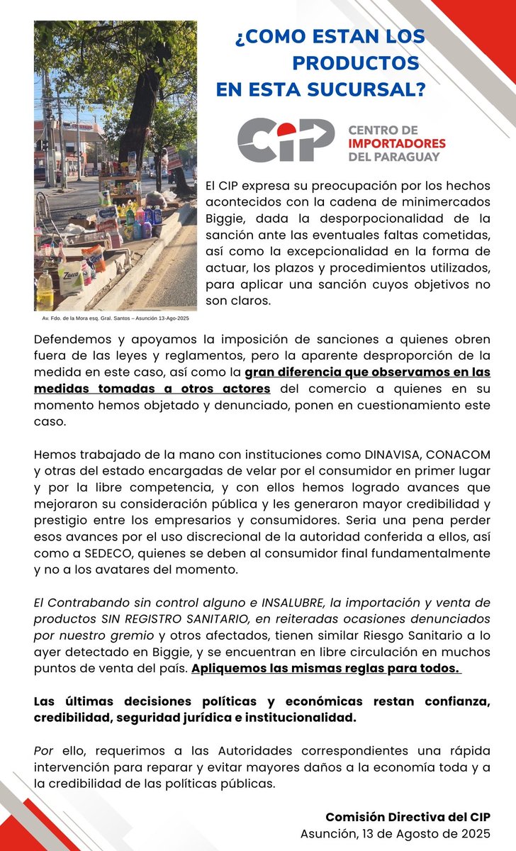 CIP | Centro de Importadores del Paraguay tweet media